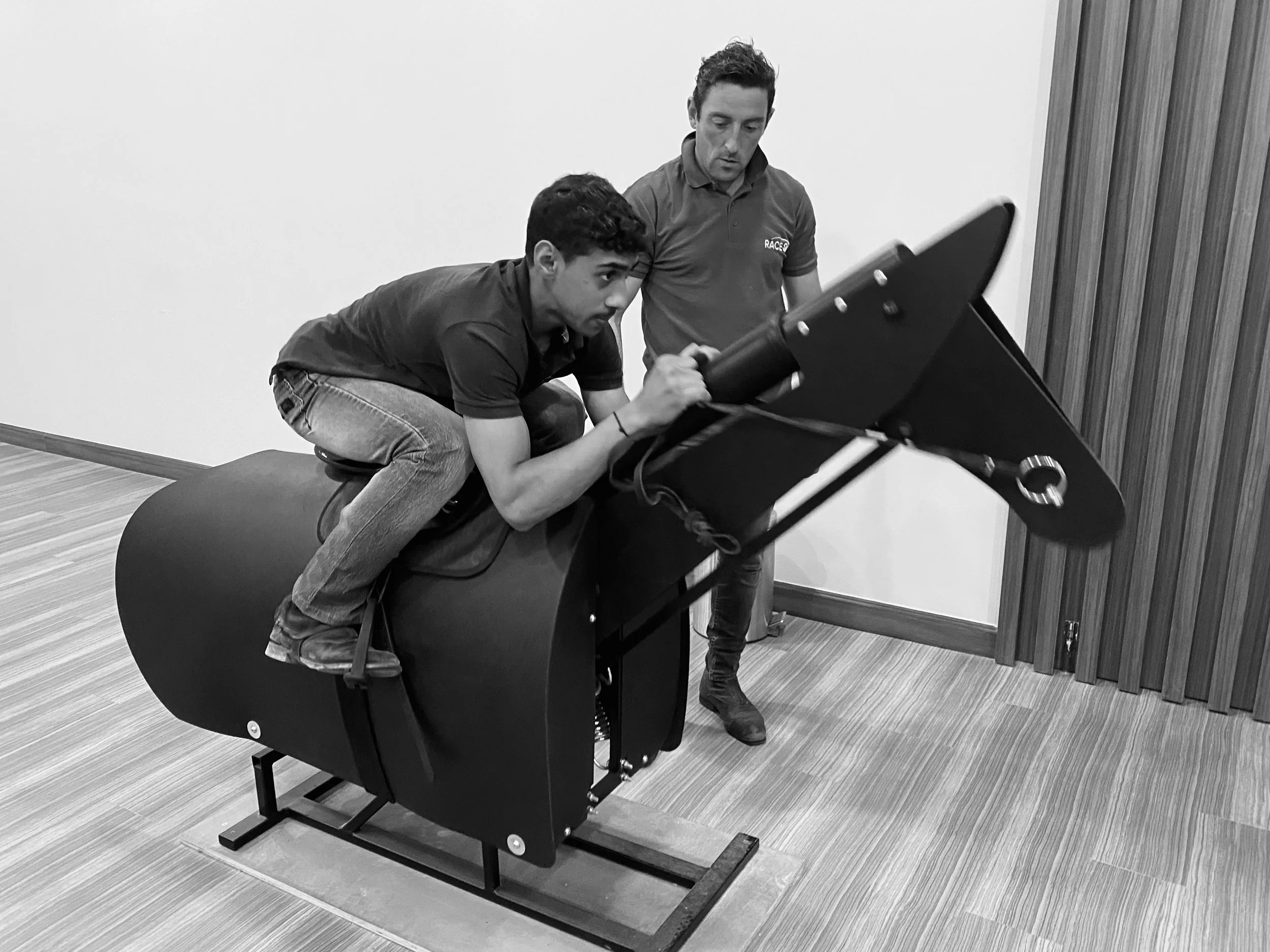 Bahrain al Rashid jockey Academy with Paddy Flood