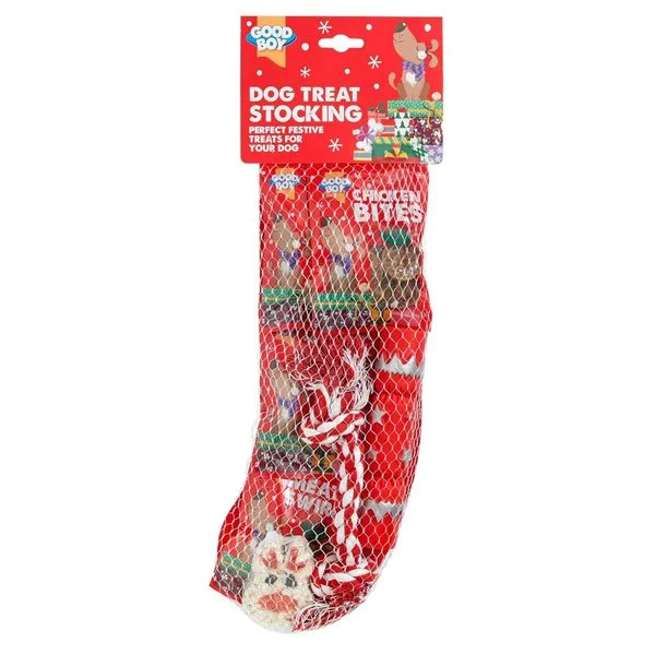 Christmas dog stocking