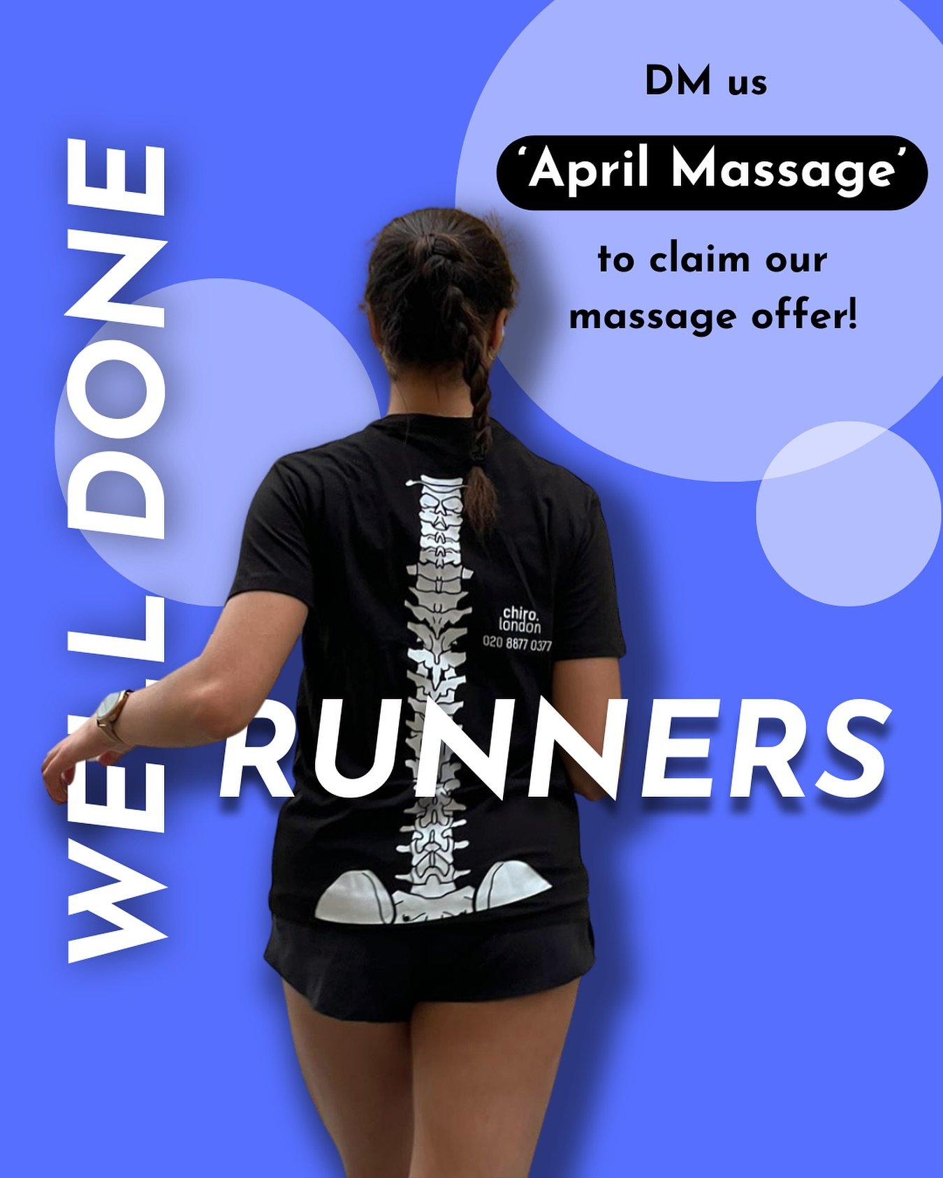 Congrats to all London Marathon finishers! 🎉

Feeling post-race aches? We&rsquo;ve got your back..

Don&rsquo;t miss out on our limited-time massage offer with 8 days left to book! 

DM us &lsquo;AprilMassage&rsquo; for details. 💌

#londonmarathon 