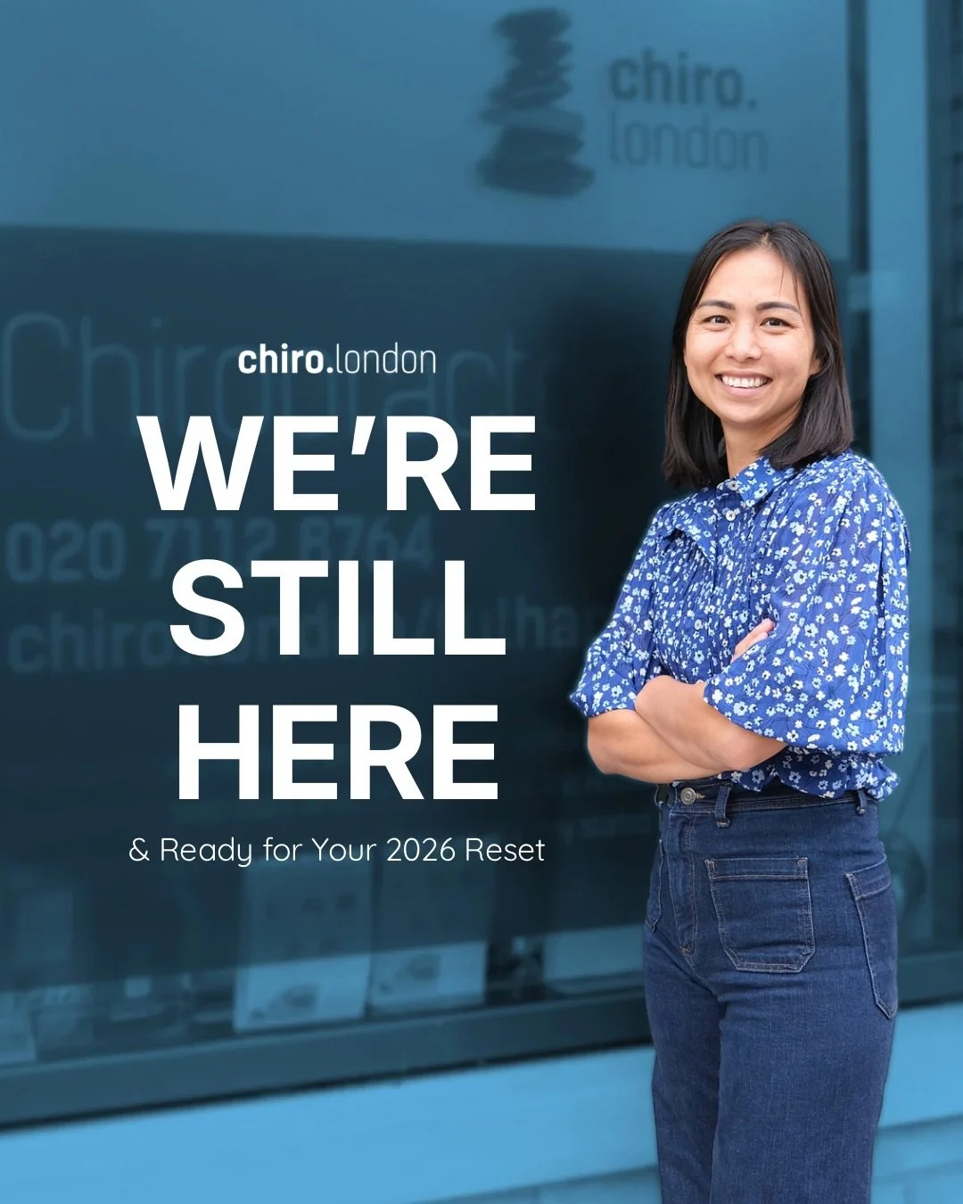 ✨ We&rsquo;re Still Here, London! ✨
Still showing up. Still adjusting. Still caring for your health, even when life gets busy, stressful, or unpredictable.

Chiropractic isn&rsquo;t just about fixing backs. It&rsquo;s about supporting your body so yo