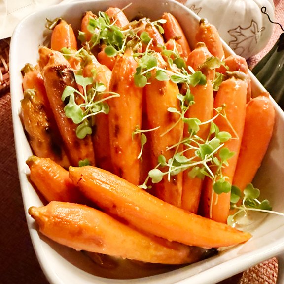 Honey Glazed Baby Carrots