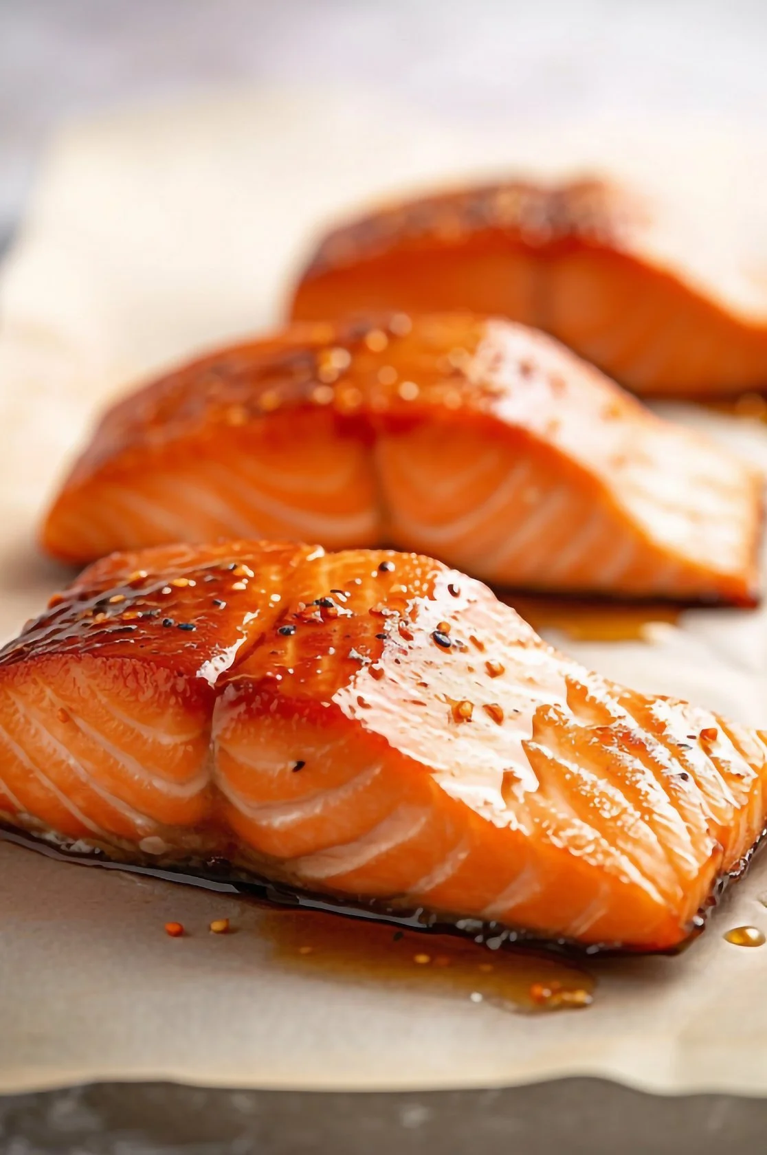 Pomegrante Glazed Salmon