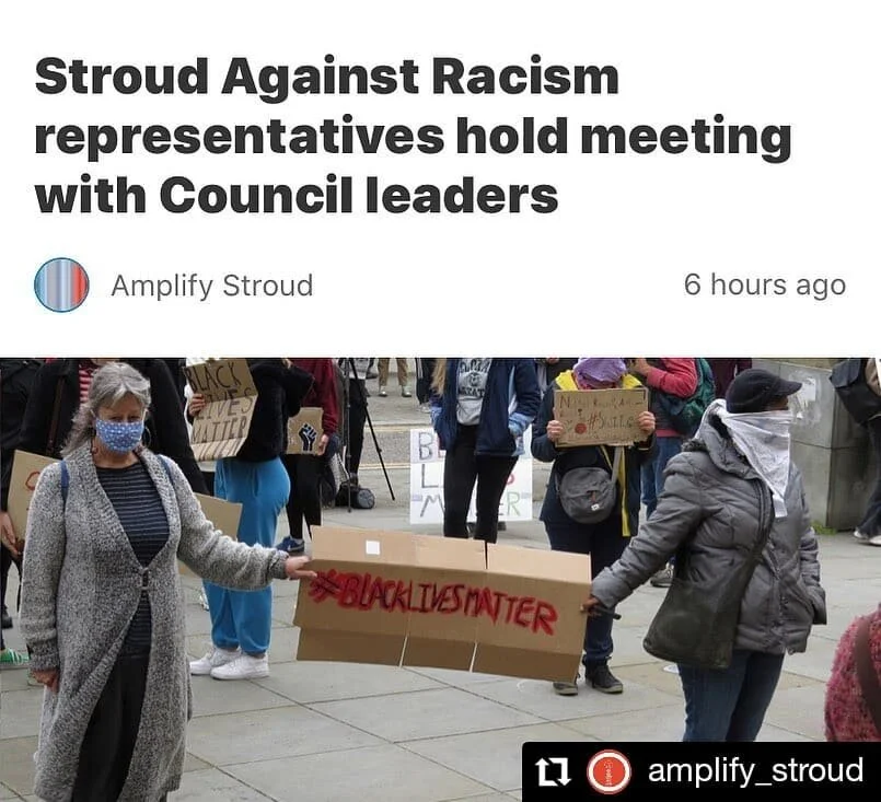 Find the full article at @amplify_stroud. There is a lot happening as a result of connection... Join us for the conversations on our Facebook group, through the website and by dming us. 
&bull; &bull; &bull; &bull; &bull; &bull;

A meeting between re