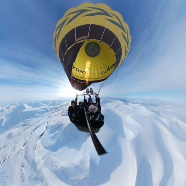 Dream now | visit later...❄️ mitt livs nydeligste reiseminne #visitsvalbard  #airballoon #luxurythenorwegianway #stillhet
