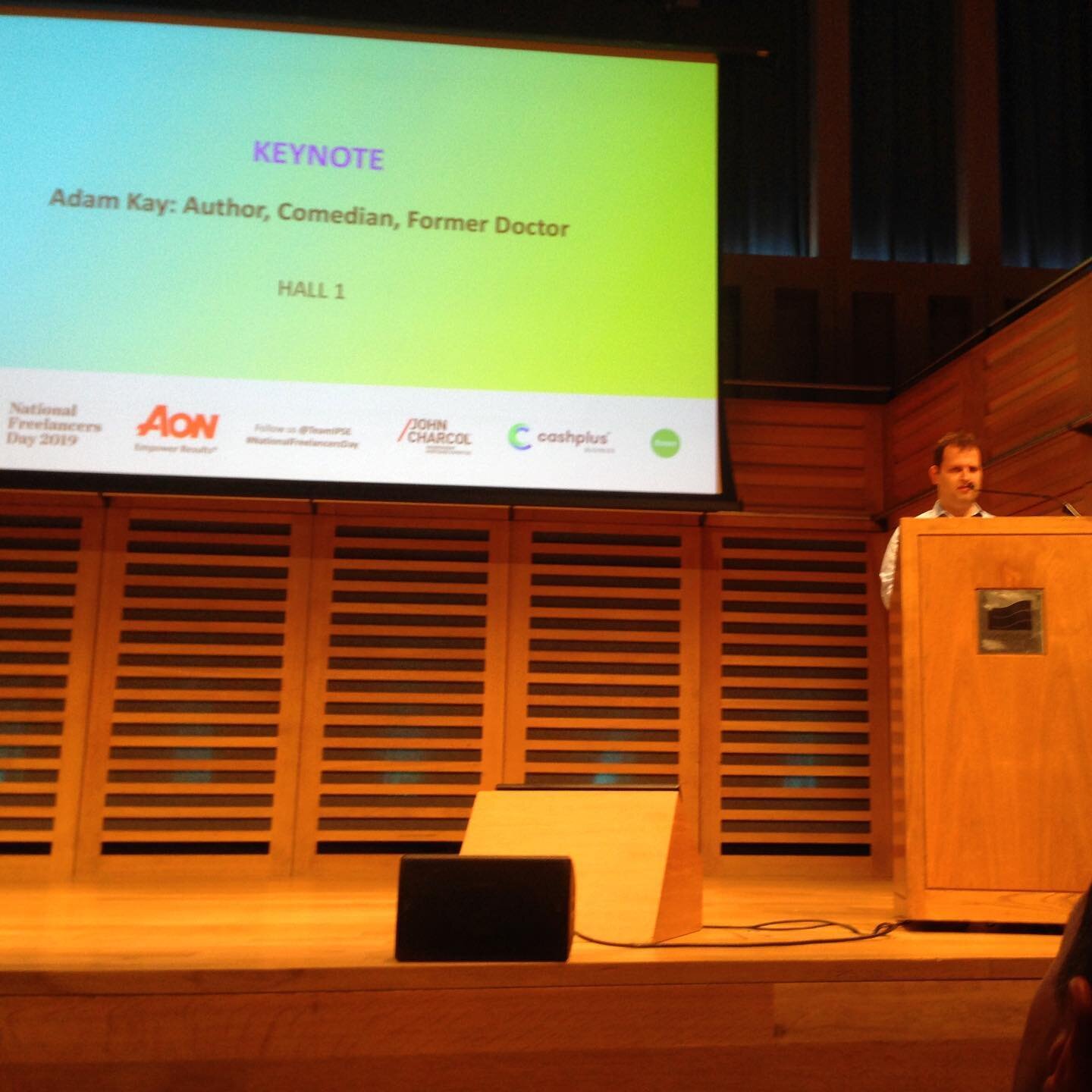 Adam Kay 😂

#keynotespeaker #kingsplacelondon  #conference #inspirationalspeech #freelancelife #eventslife #eventsprofs