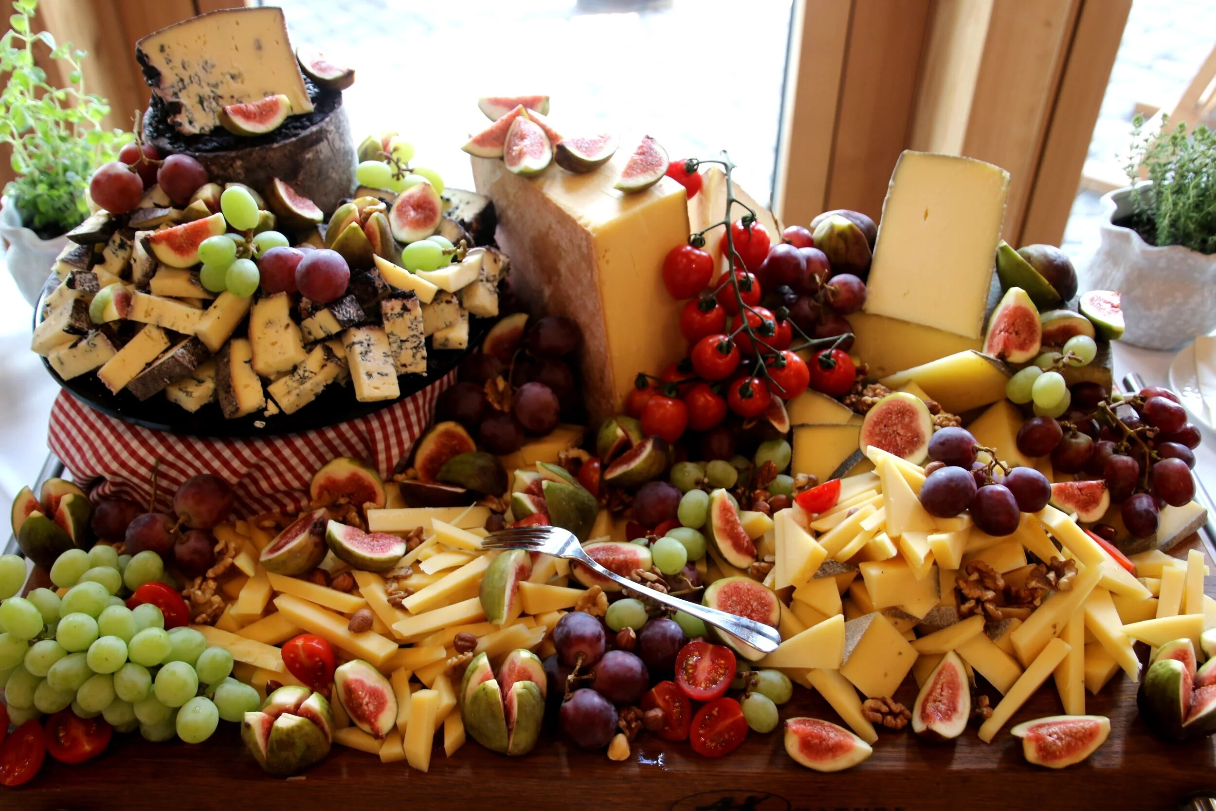 Cheese platter at a birthday party