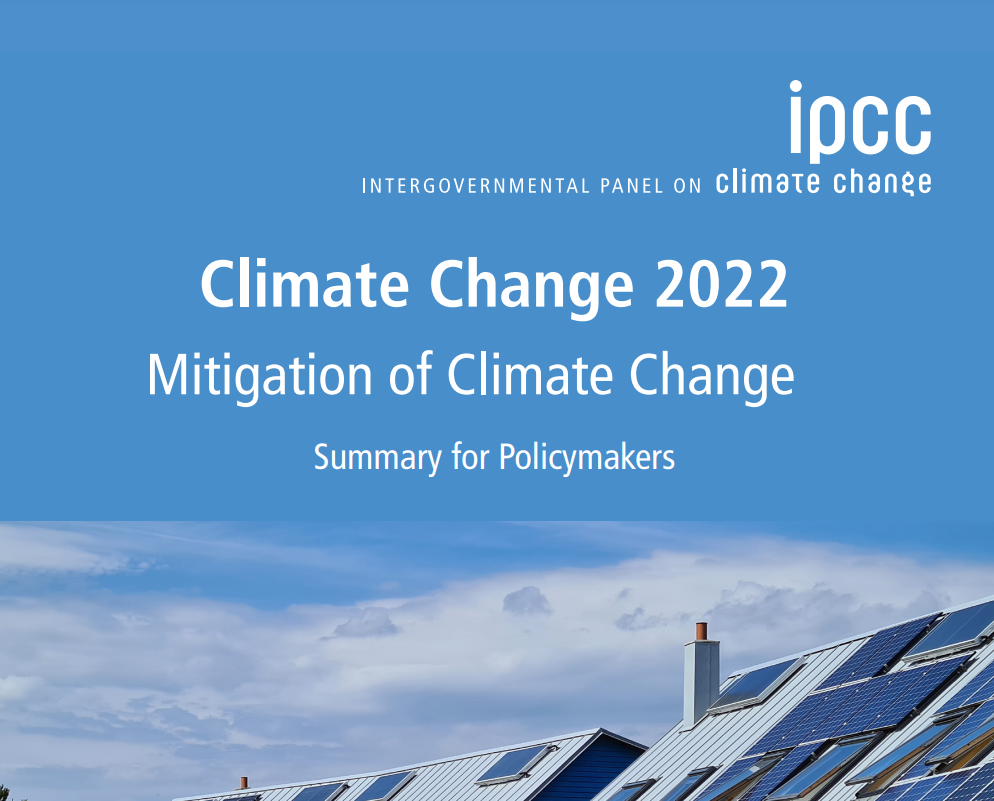 IPCC Mitigation Report
