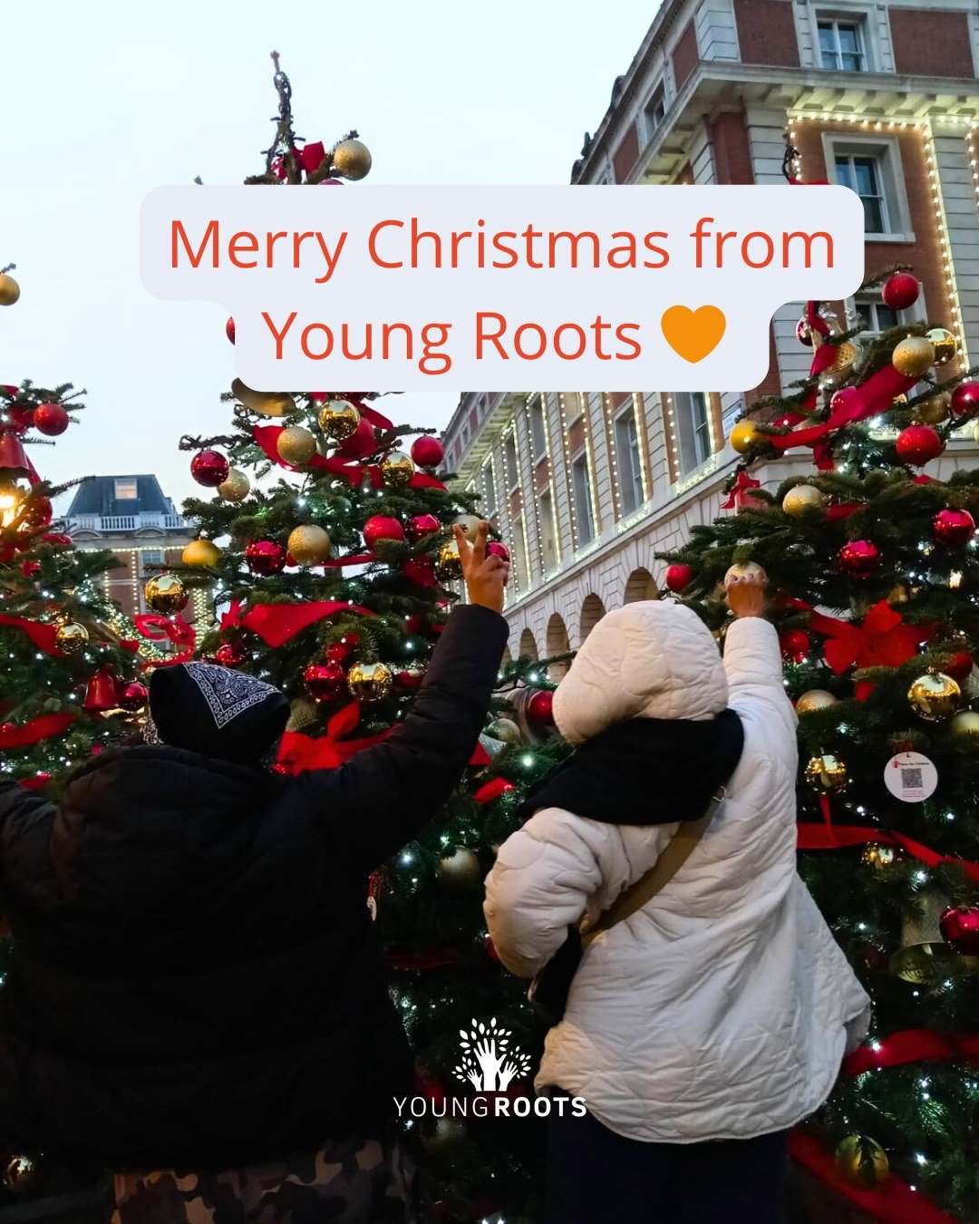Merry Christmas to everyone in our community! We&rsquo;re so grateful for your support, kindness, and connection throughout the year. May this festive season bring joy, peace, and hope to you and your loved ones. With love from Young Roots. 🧡
