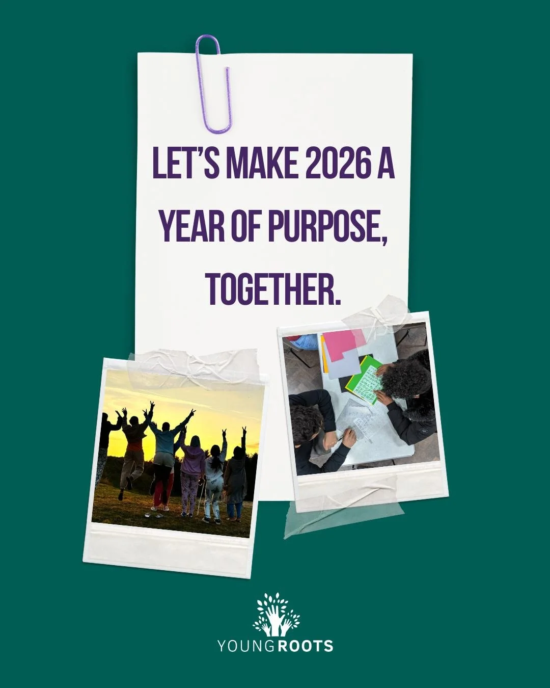 As we return for the new year, we&rsquo;re thinking about the months ahead with a sense of hope.

This year, we&rsquo;re inviting our community to choose one intentional action that supports young refugees through Young Roots.

Whether you take on a 