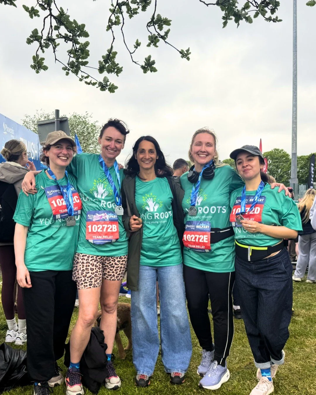 A massive shout out to some of our incredible supporters!  Kathryn &amp; her team completed the Belfast Marathon Relay and Helena took on the London Marathon. Both achievements are amazing and show powerful solidarity with young people seeking safety
