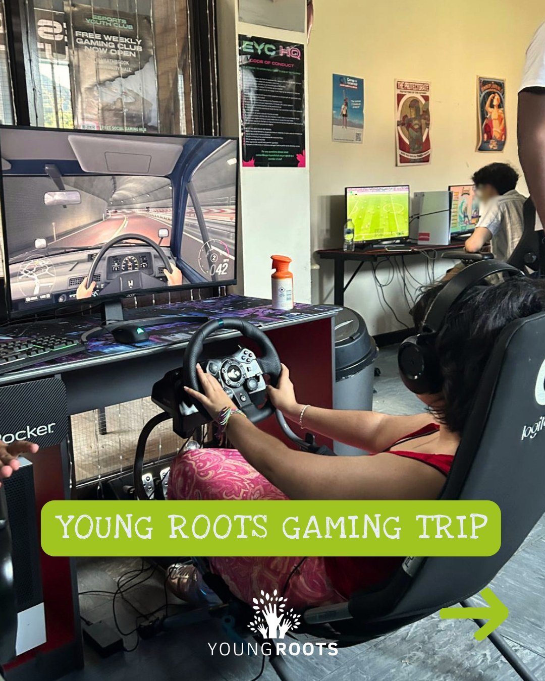 We recently visited @esportsyouthclub, and  absolutely loved it!  Young people played on different consoles, tried new games, and enjoyed being in a space designed just for them.

Gaming is a huge hit at our youth activities. Even with just one conso