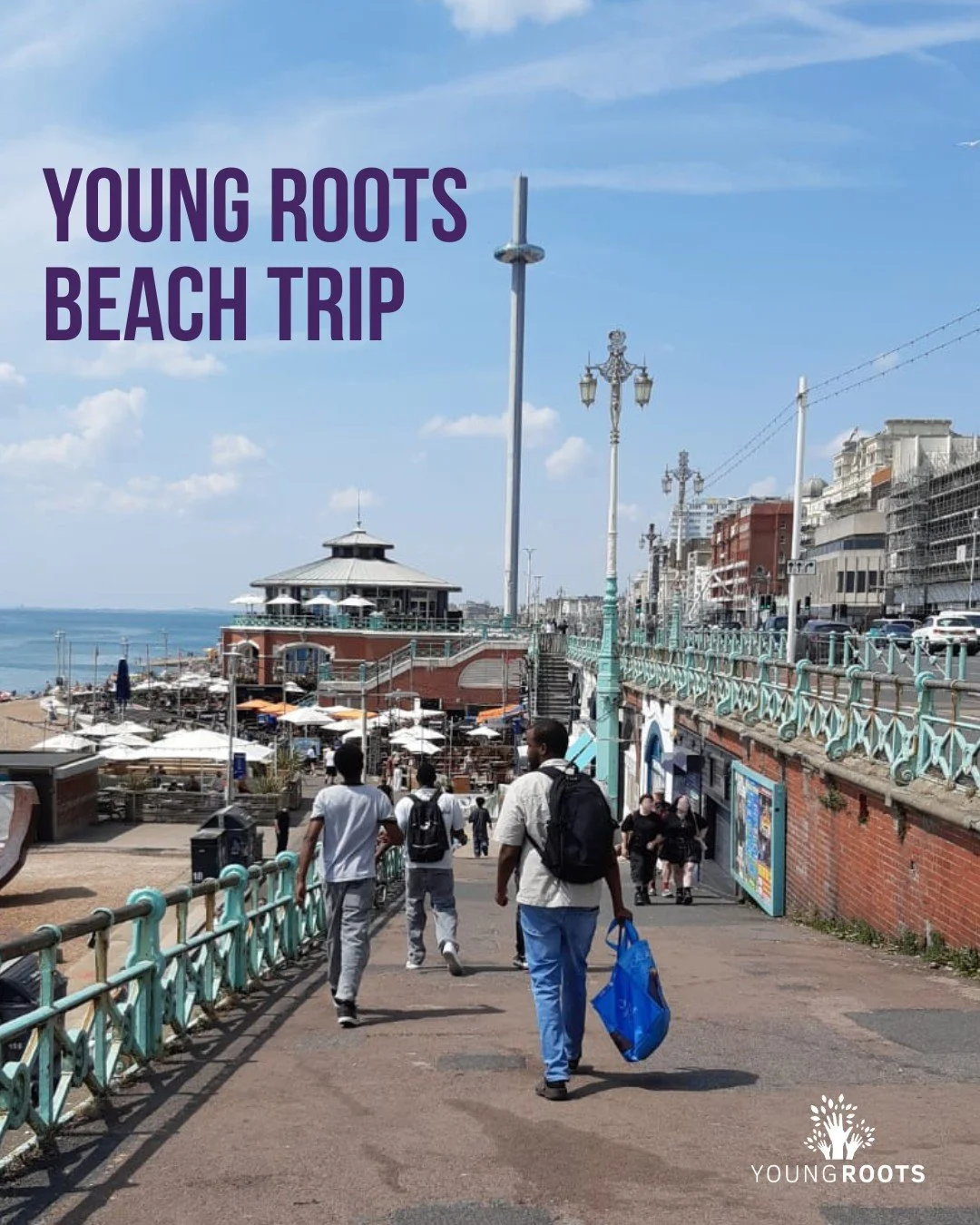 Summer holidays have begun at Young Roots with a brilliant trip to Brighton beach  Young people loved swimming and soaking up the sunshine.🌞🏖️
 
Your continued support makes days like this happen.
 
Stay connected by signing up to our newsletter vi