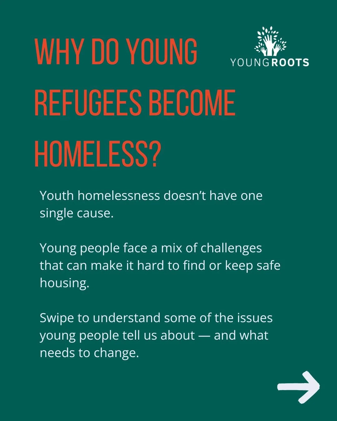 The government has committed to ending homelessness, and that must include young refugees. Youth homelessness doesn&rsquo;t have one single cause. Young people face several challenges that make it hard to find or keep adequate housing, including acce