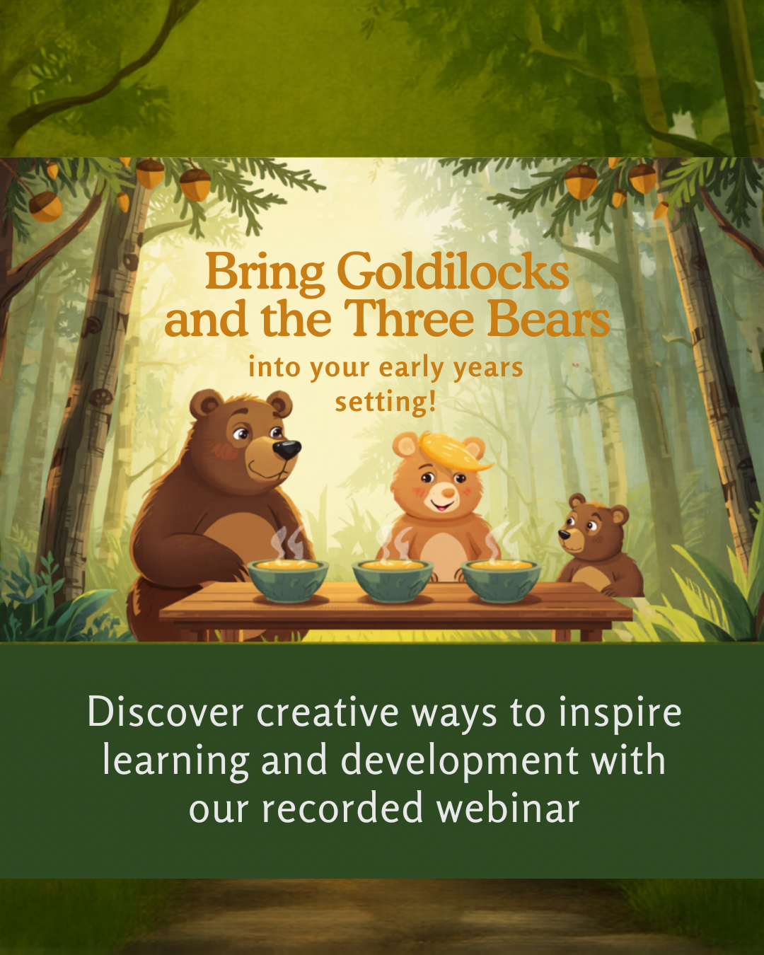 Dive Deeper Into Goldilocks and the 3 Bears Recording and PowerPoint