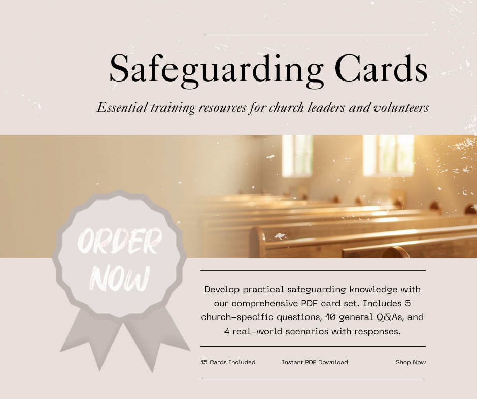 Safeguarding Cards for Churches - Set One