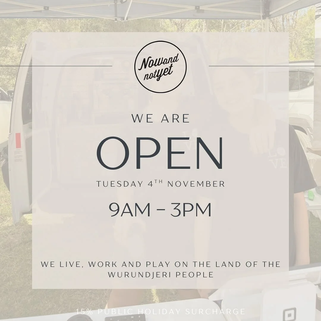 we&rsquo;re open all long weekend! be sure to book in to secure a spot