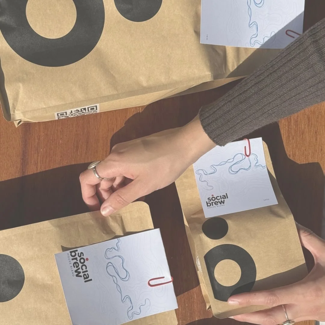 did you know we roast our own beans at the cafe? @social.brew.coffee provide ethically sourced, organic beans, AND you can take yours home! Buy online or at the cafe