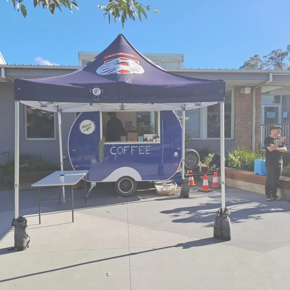 book our caravan for your next event! for more details contact info@nowandnotyet.com.au