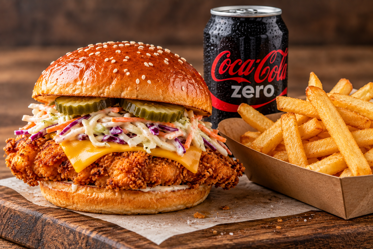 Crispy Fried Chicken Burger Feast.png