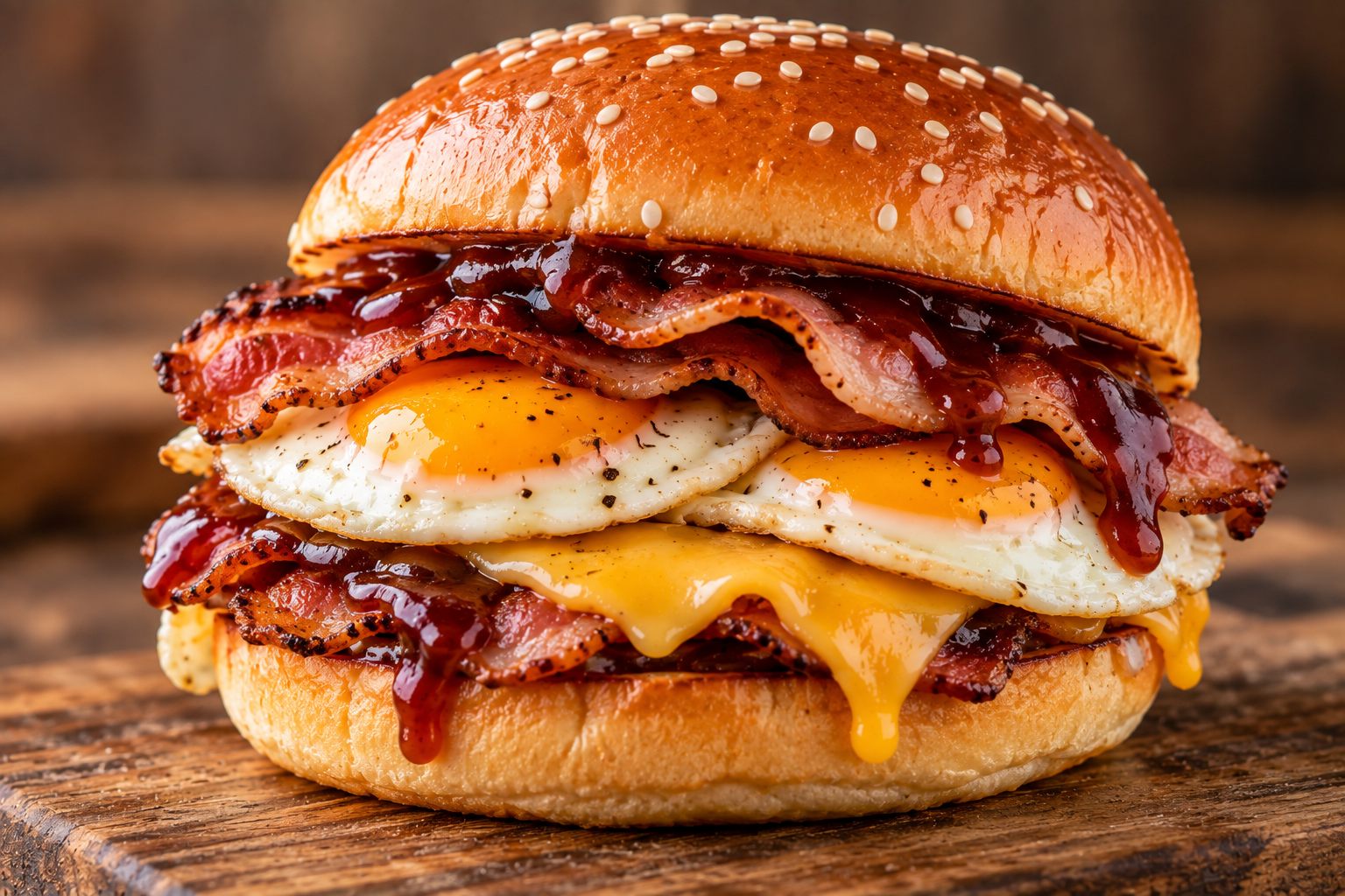 Gourmet Bacon, Egg and Cheese Burger.png