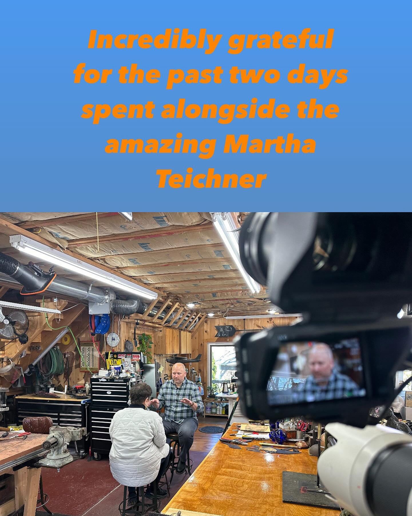 What a week&hellip;on Monday we hit 50yrs of making weathervanes and then I spent Wed. &amp; Thurs. with Martha Teichner and the crew from CBS Sunday Morning showing them my work and the island of Martha&rsquo;s Vineyard&hellip; #weathervanes #cbssun
