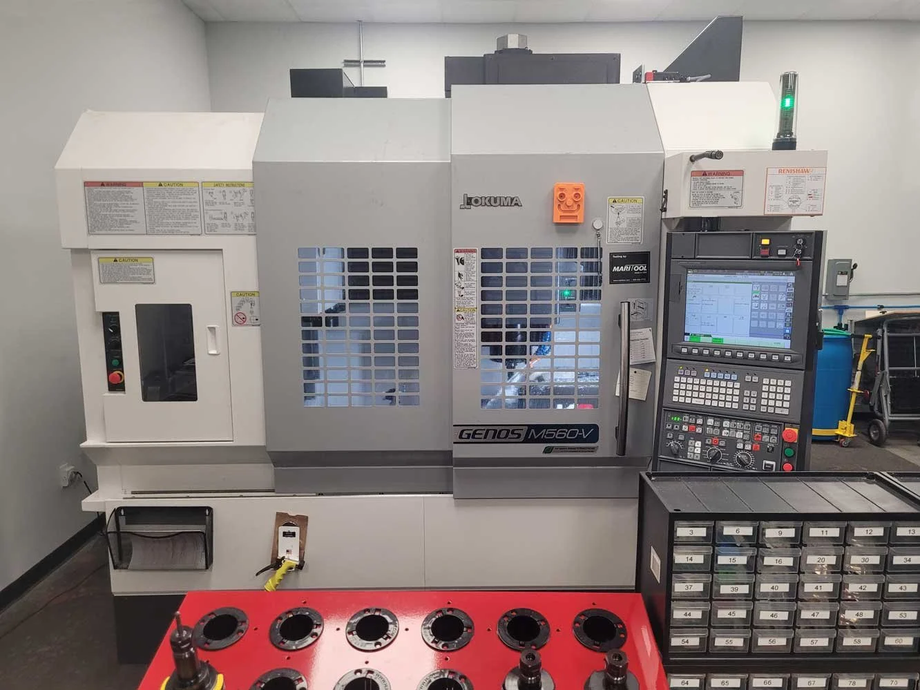 Okuma 560V CNC Machine with 15K rpm spindle and dual contact Big-Plus spindle
