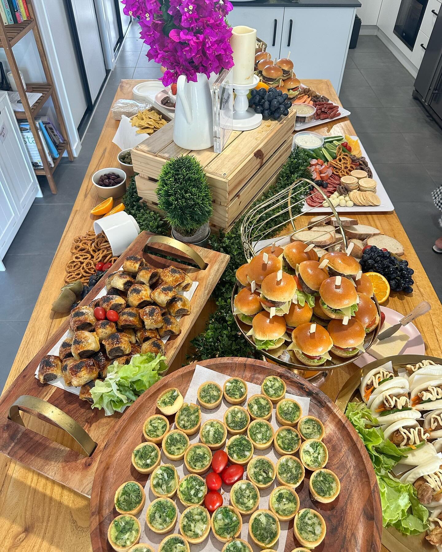 Morning tea set up for 21st Birthday #catering #brisbanefood #brisbaneeats #brisbanecatering #brisbanegrazing