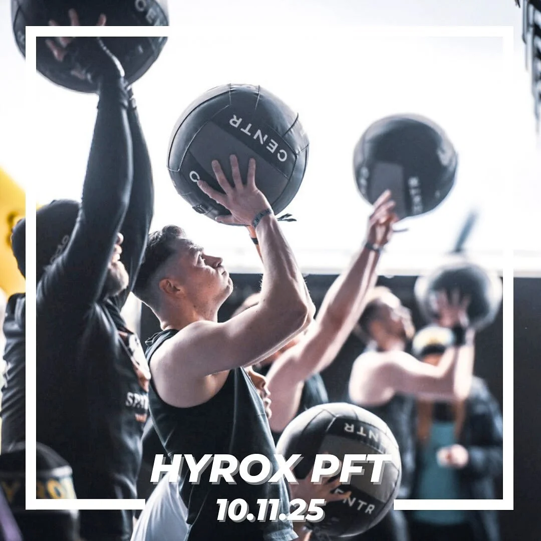 🚨 Mark Your Calendars! 🚨

Come put your fitness to the test on Saturday, October 11th with the HYROX Physical Performance Test (PFT) &mdash; the ultimate benchmark to track your progress, identify strengths &amp; weaknesses, and set your next train