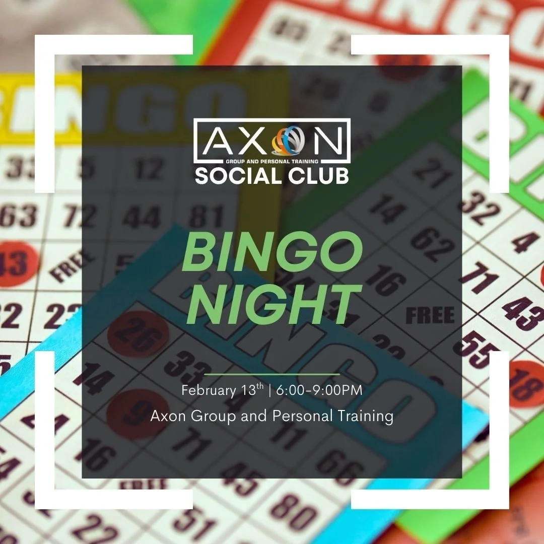 Axon Social Club is back with our February event - BINGO NIGHT!

A low-key, high-fun game night held right here at Axon! Come hang out starting at 6:00pm with BINGO starting at 7:00pm.

Free to play and prizes for every round (some great, some...well