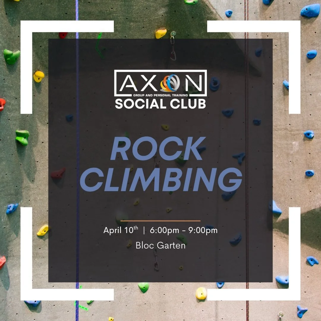 Mark Your Calendar: Our next two Axon Social Club events are live! 

🧗 Bouldering at @blocgartencbus 
4.10.16 - Come climb, hang, and challenge yourself in a new way&mdash;no experience needed.

🕺 Axon Prom
5.9.26 - We&rsquo;re throwing it back to 