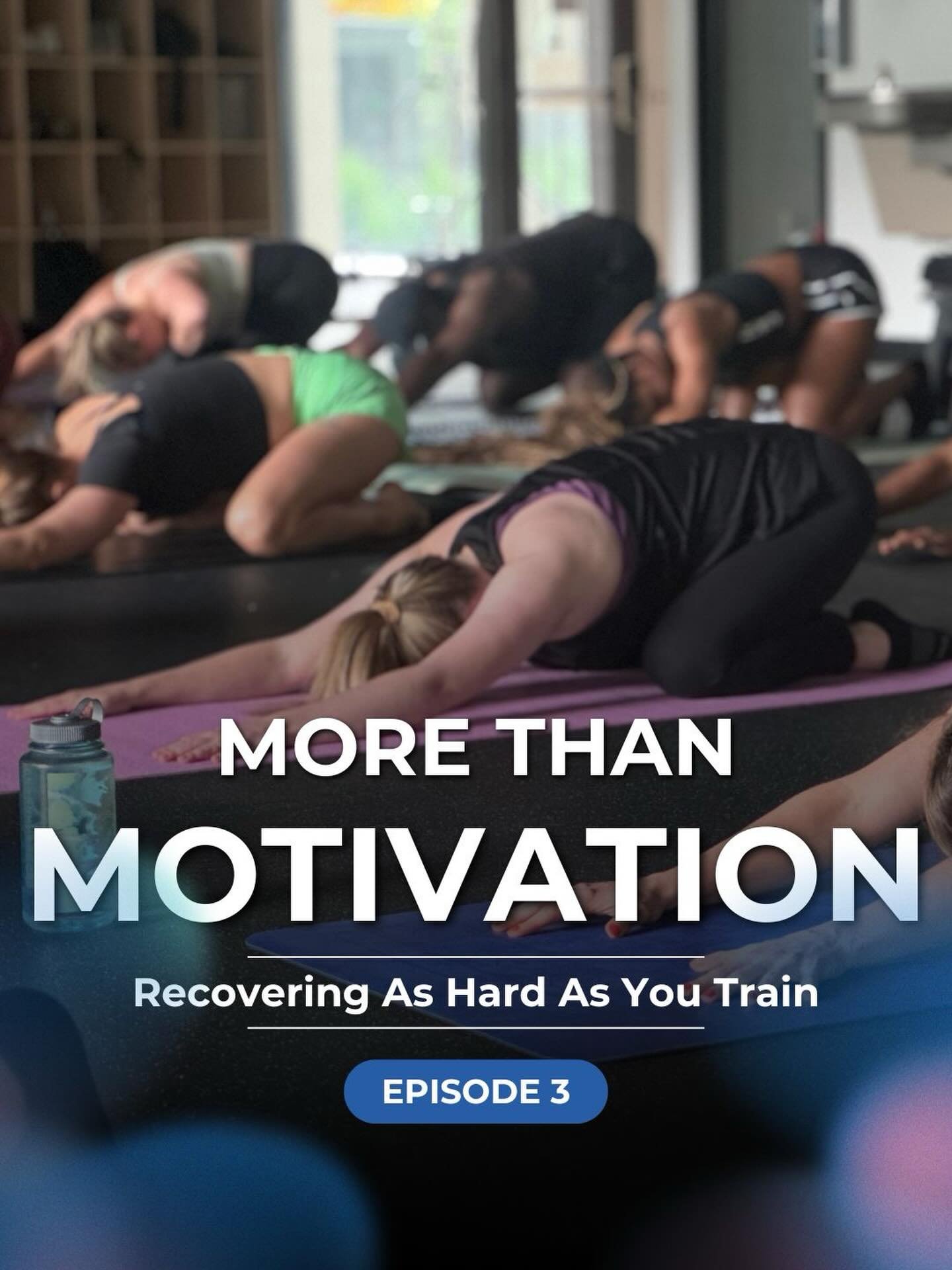 Week 3 of More Than Motivation is all about recovering with intention. 

Because no matter how hard you train, you have to recover just as hard so you can keep showing up consistently.

In this episode we talk about ways to improve your sleep and how