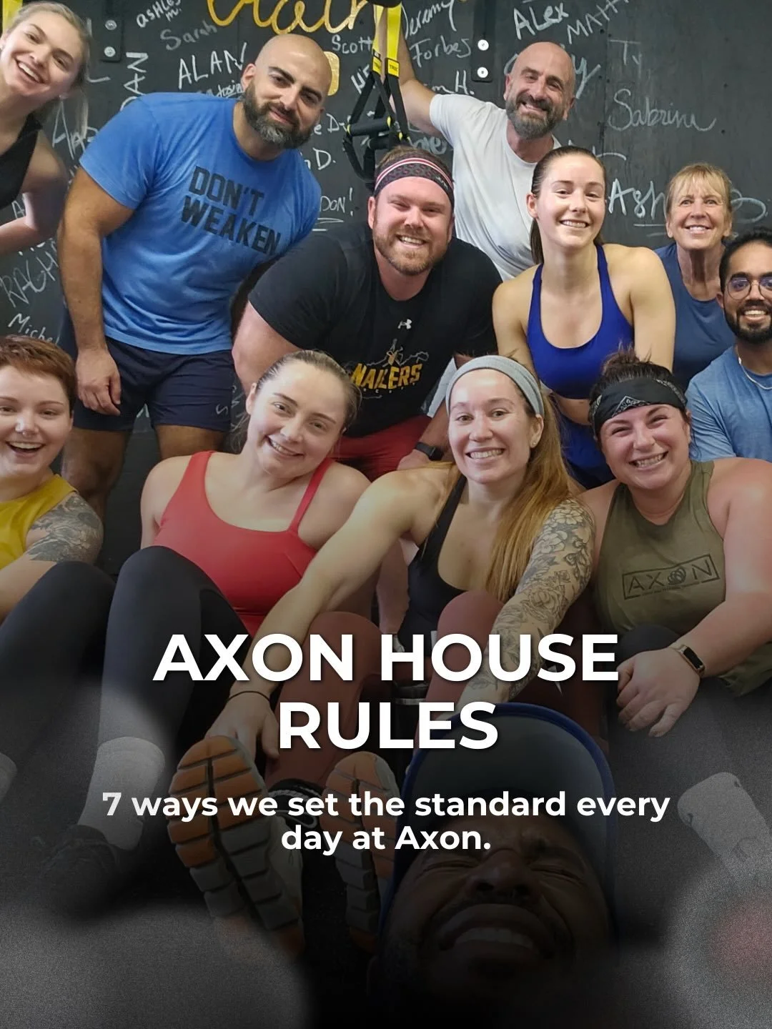 Standards matter. 

This is how we show up, how we train, and how we get better together. 

Welcome to Axon 💪