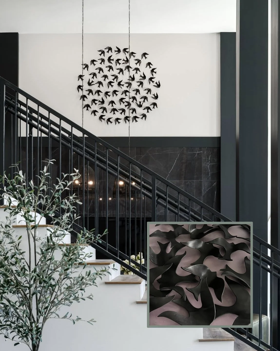 Ceramic Bird Installation The Laurel Apartments, Flowery Branch GA