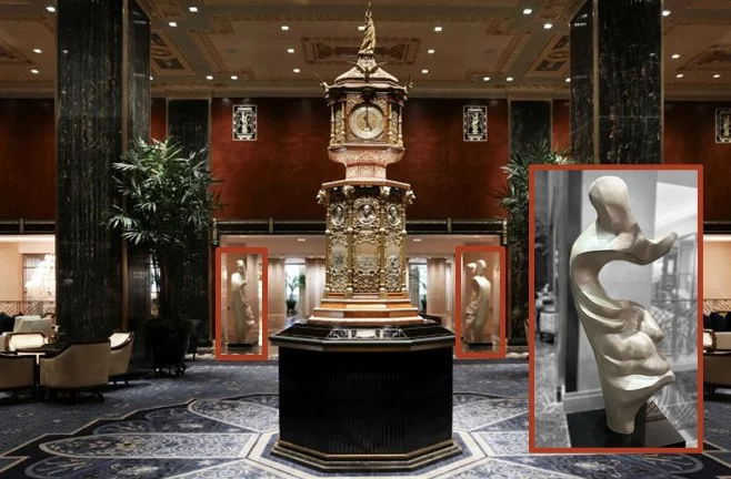 Dancer Inspired Sculptures Waldorf Astoria , New York NY