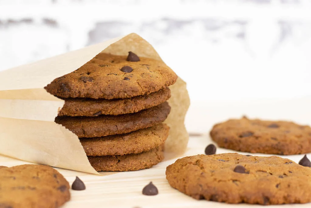 Easy, Gluten Free, Vegan, Chocolate Chip Cookies