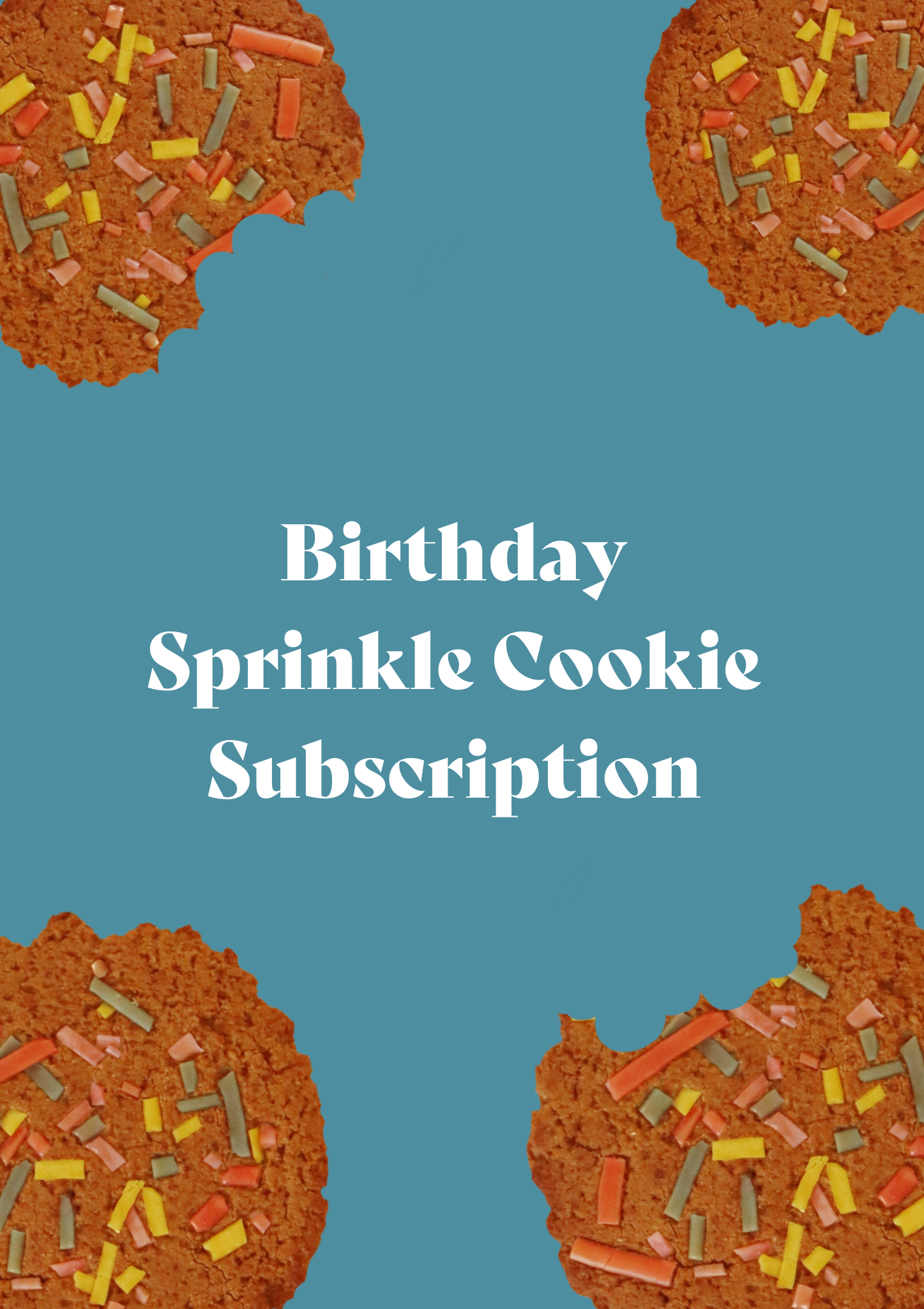 Birthday Sprinkle Cookie Subscription