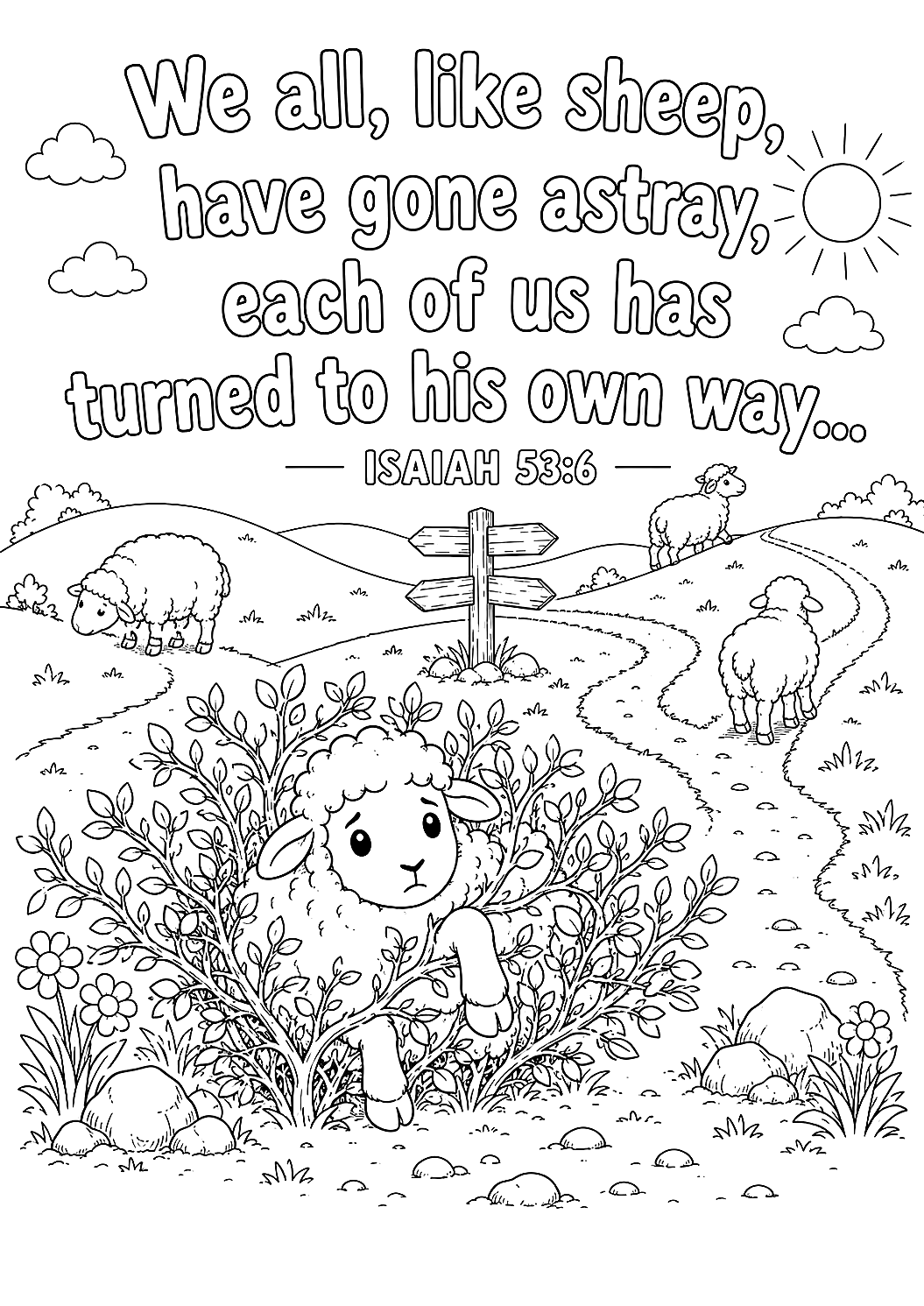 We like sheep have gone astray
