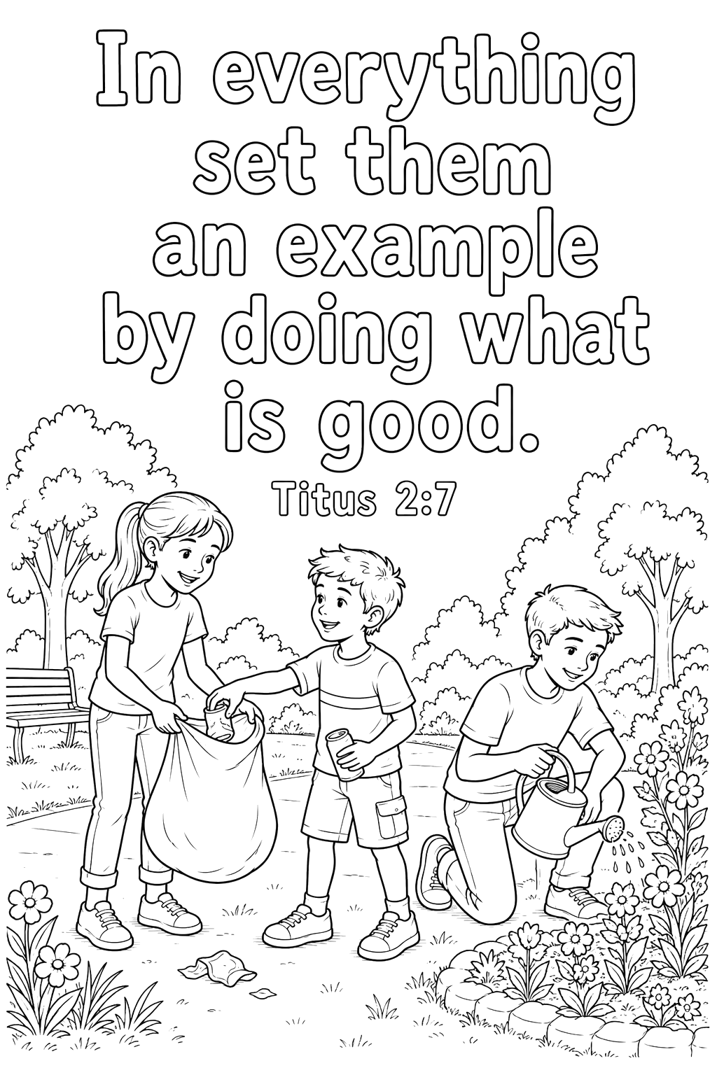 Set an example