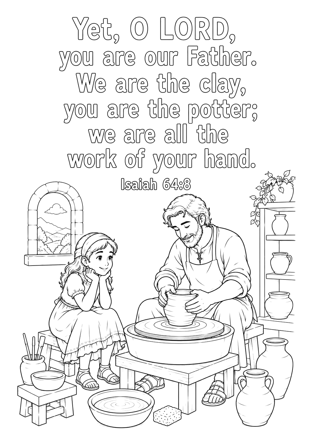 You are the Potter, I am the clay - girl