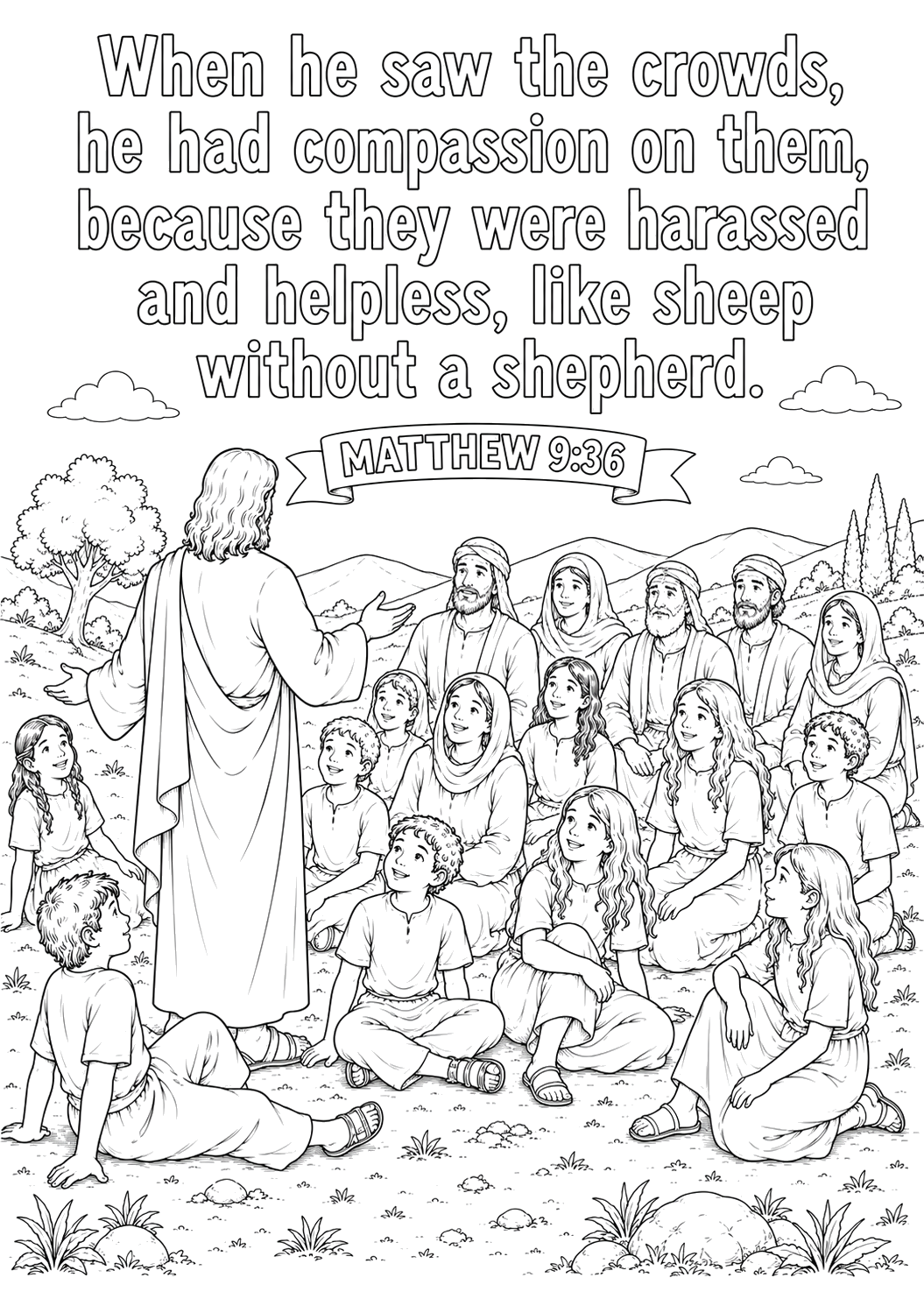 Jesus had compassion