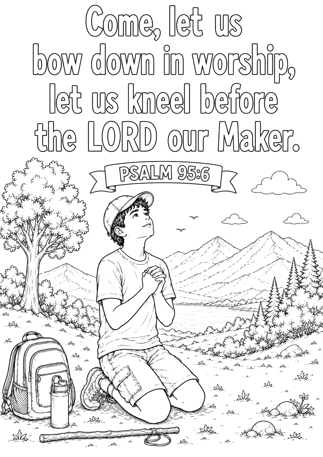 Kneel before the Lord - boy