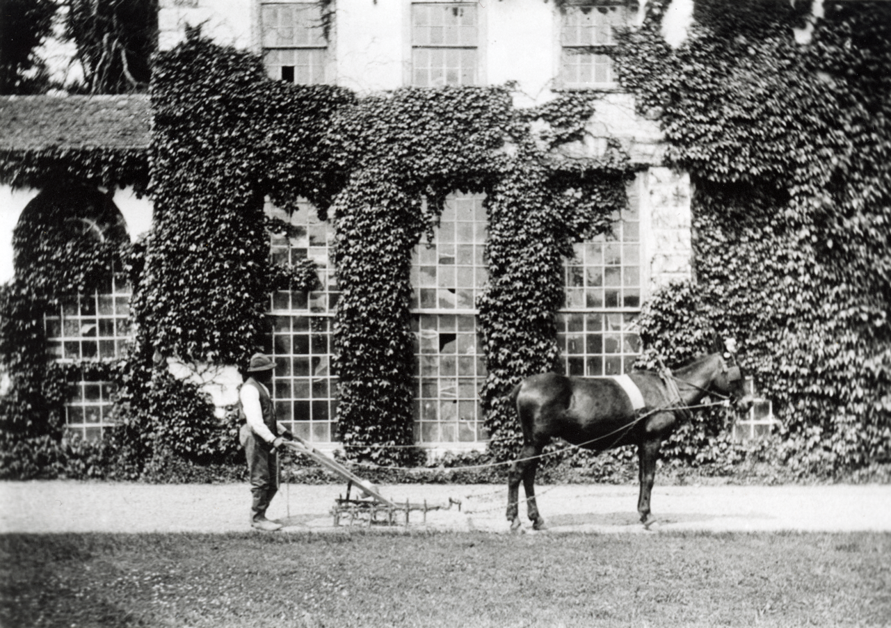 Harrison Roberts, formerly enslaved, near the Greenhouse, c. 1900. Courtesy Library of Congress.