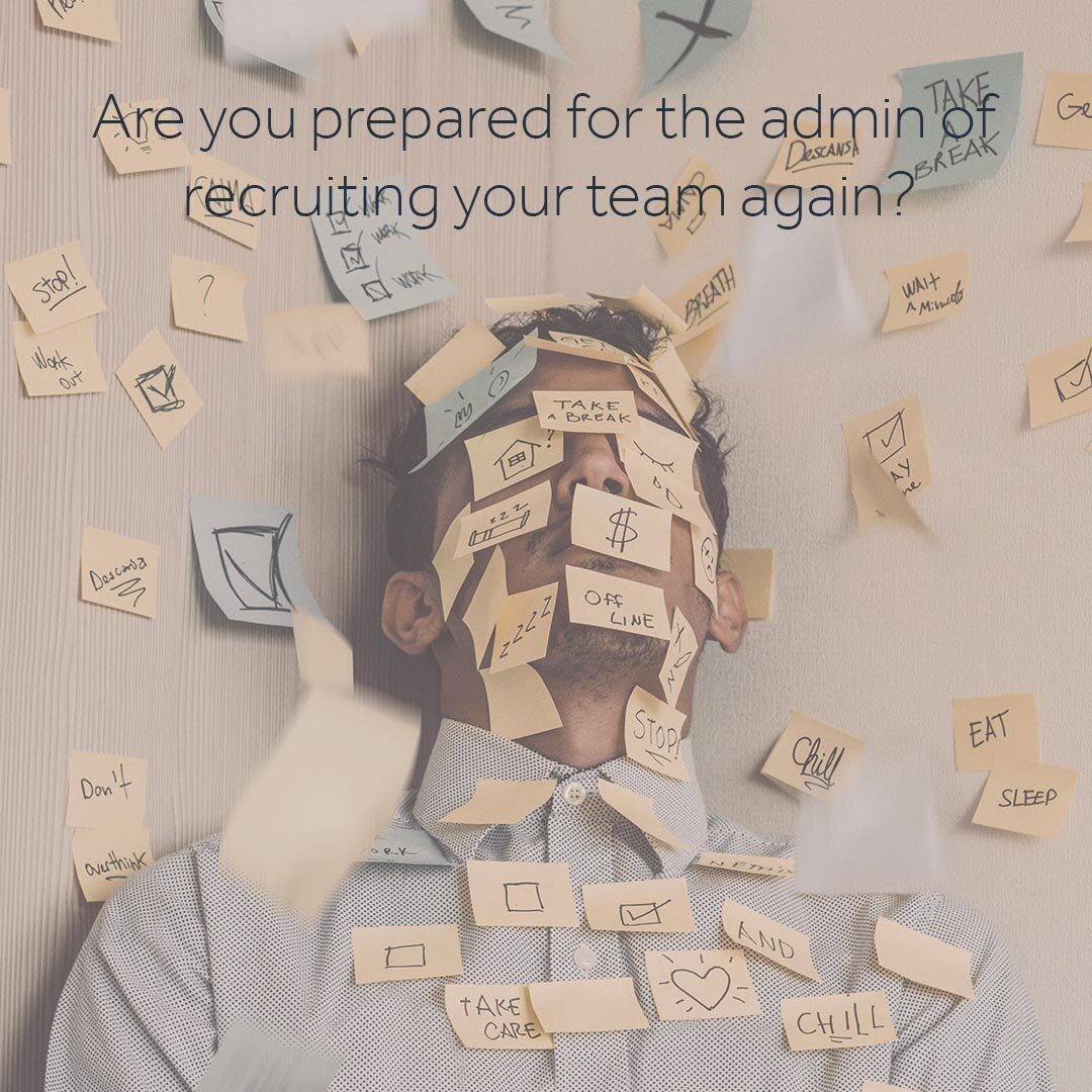Recruitment admin... do you have the time?

There is a lot of admin when it comes to recruiting and that is before you've even got to interviews.

In a time when so many people are out of work and desperately job hunting it is important to have a cle