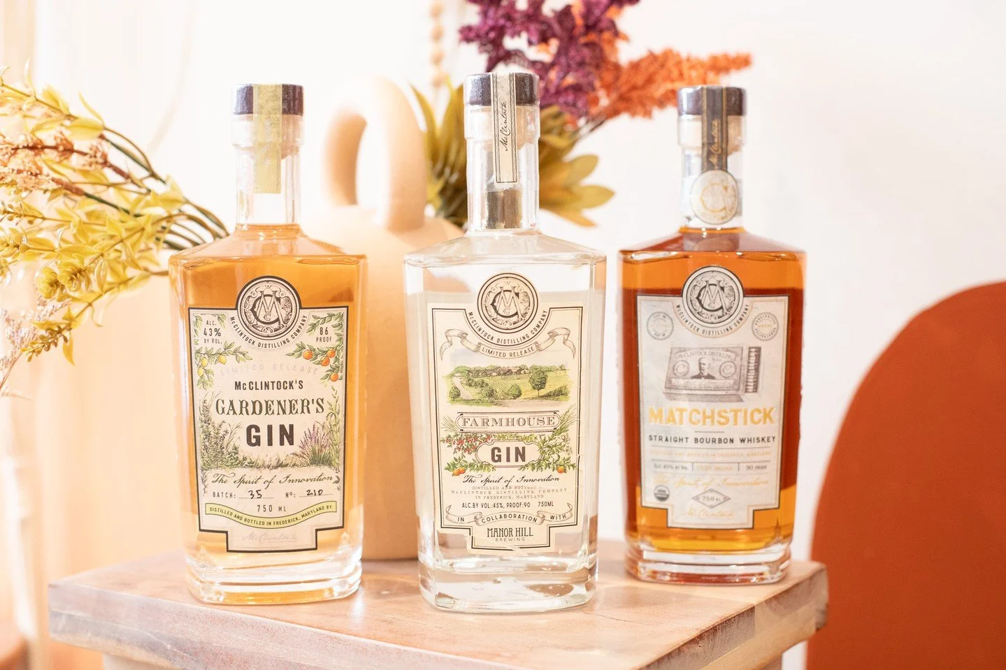 Floral, rustic, bold&mdash;McClintock&rsquo;s Gardener&rsquo;s Gin, Farmhouse Gin &amp; Matchstick Whiskey bring small-batch craft and unforgettable flavor to every sip. Stop by Girard Craft &amp; Cork to pick up one of these gems!

Need some cocktai