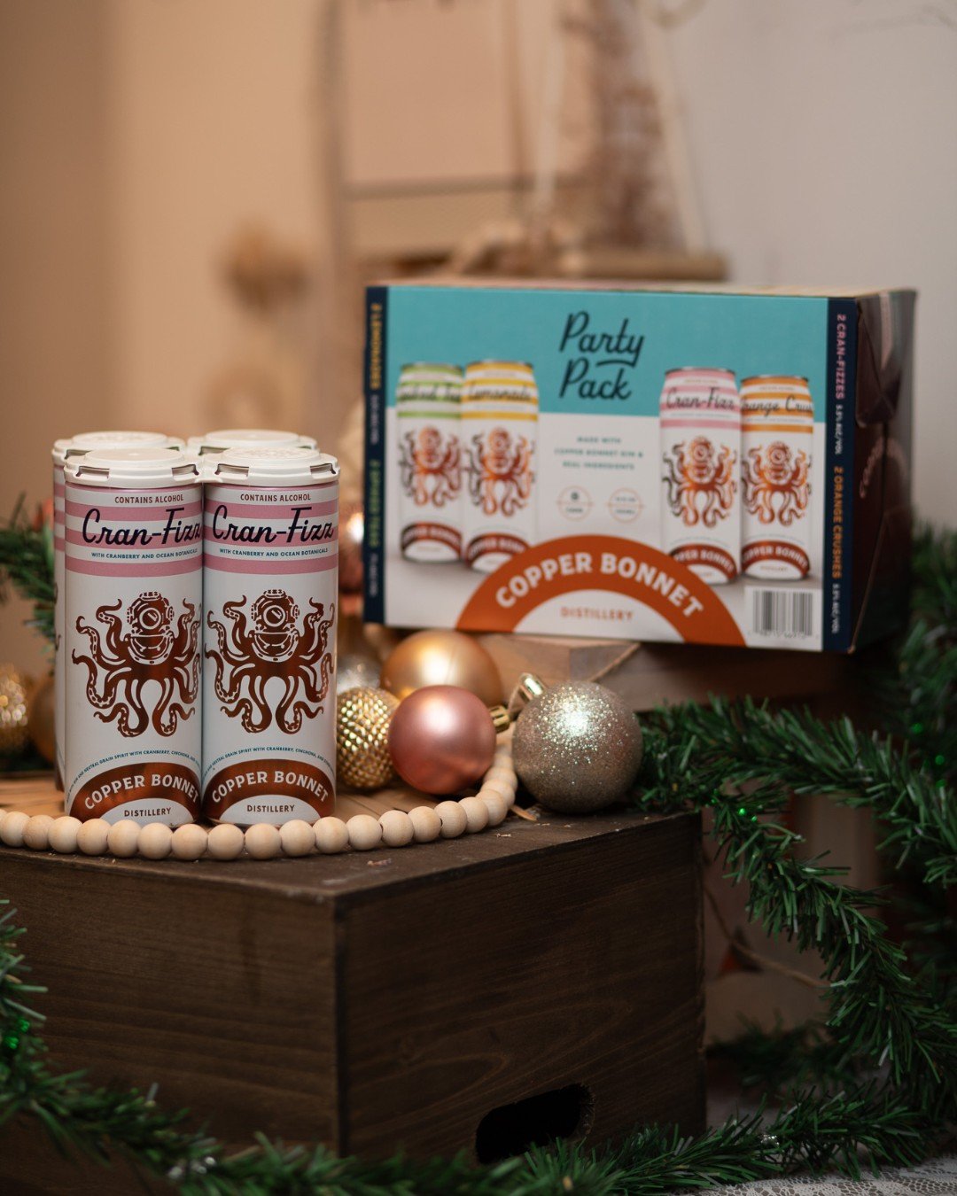 Currently obsessed: Cran-Fizz in the Copper Bonnet Party Pack. Crisp, refreshing, and one of those cans you&rsquo;ll wish you grabbed two of&mdash;find it at Girard Craft &amp; Cork before it disappears.