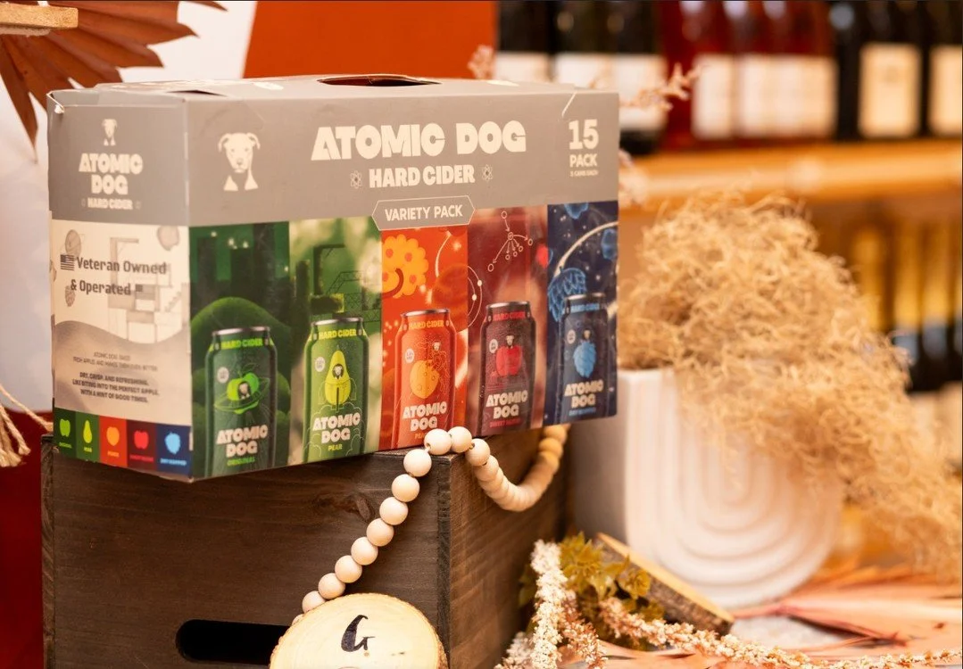 So&hellip; how do you like them apples? 🍎 

The Atomic Hard Cider variety pack brings pear, peach, sweet blend, and dry hopped. 

Pressed on site in Gettysburg for a crisp, refreshing sip every time. 

Find it in our fridge at Girard Craft &amp; Cor