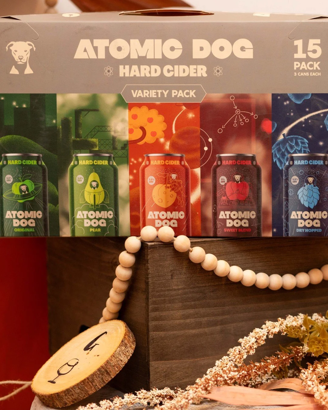 Taste Atomic Dog Hard Cider at Girard Craft &amp; Cork today from 5&ndash;7pm. Crafted in Gettysburg with locally sourced, hand-pressed apples, these ciders are crisp, refreshing, and made with just 3 ingredients. 🍎 ✨🍏 

&bull; Gluten free. 
&bull;