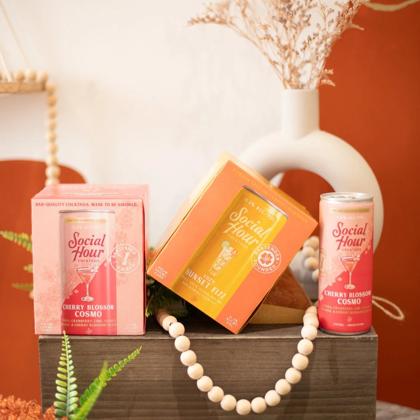Happy Friday!

Tonight we&rsquo;re pouring Social Hour Cocktails, a bartender founded canned cocktail company making seriously good ready to drink cocktails with real ingredients and bold flavors.

Come try the Cherry Blossom Cosmo and Yuzu Sunset Fi