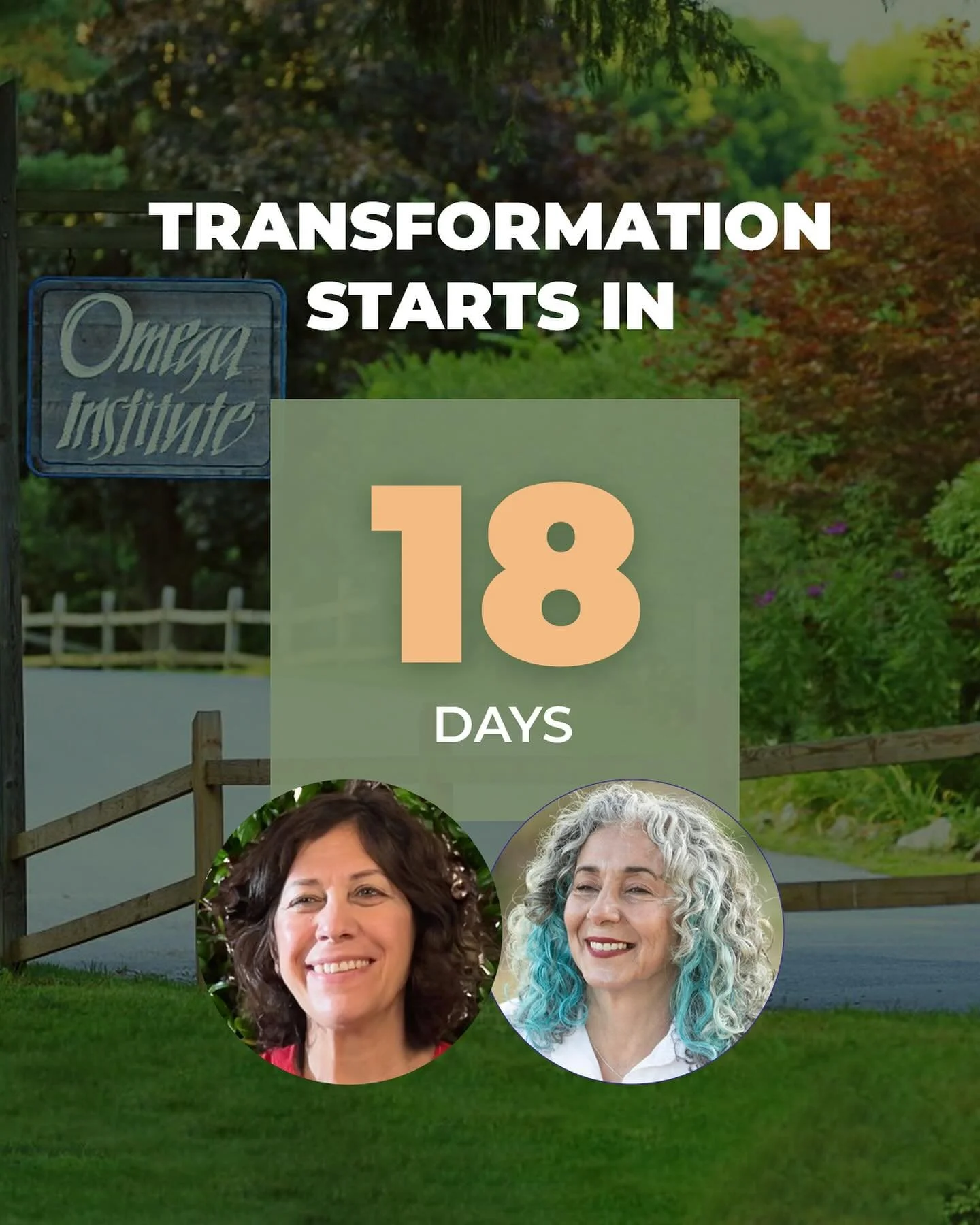 In 18 days, I&rsquo;ll be meeting some of you at Omega.

The same Omega Institute where 5 transformative retreats shaped my understanding of healing and will become the place where YOU learn to be your own healer.

This isn&rsquo;t just about feeling