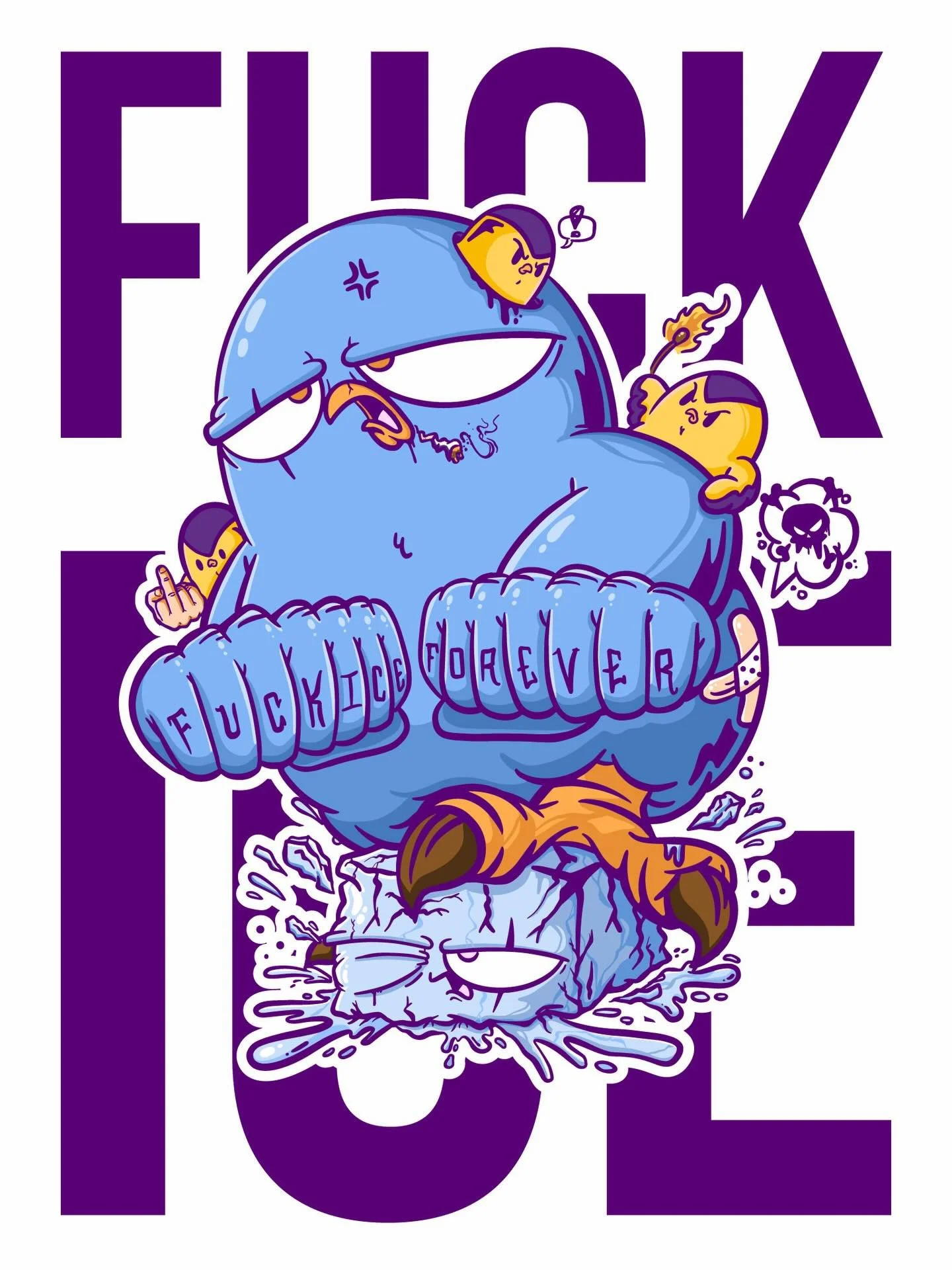 Fuck em
.
.
.
Debating on ordering some prints and donating the profits.
Let me know if you&rsquo;d be interested in one, and if you like Red, purple, or just the bird.
Good printer recs would be appreciated as well
.
Stay safe everyone 🙏🏼